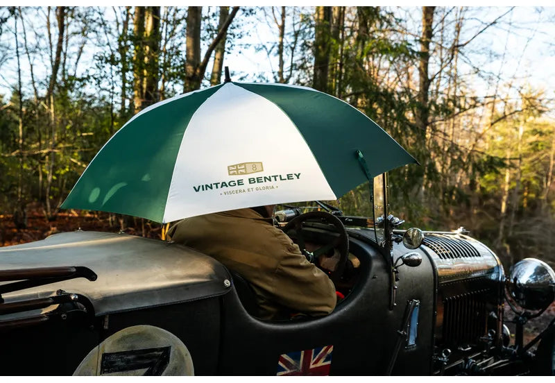 Vintage Bentley Two Tone Driver Umbrella